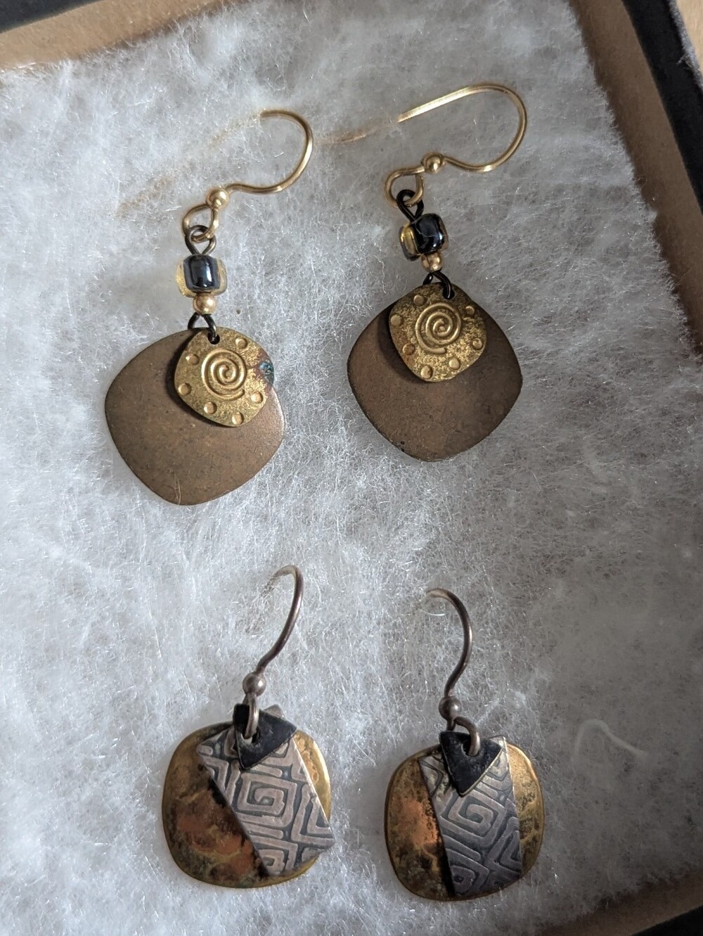 Pair Of Ten Thousand Villages Dangling Earrings